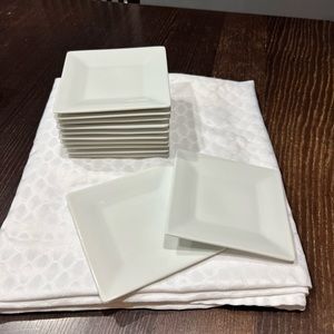 Crate and Barrel Appetizer Plates